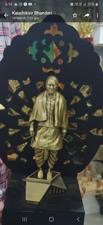 Post image Statue of sardar 159 only
9537137933
