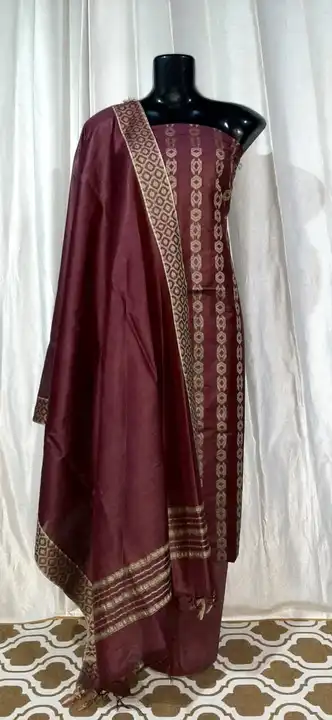 BHAGALPURI KATAN SILK SUIT  uploaded by S.N.COLLECTIONS  on 12/5/2023