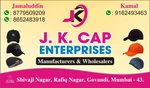Business logo of J k cap works 