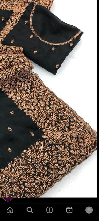 Embroidery Designer saree  uploaded by business on 12/5/2023