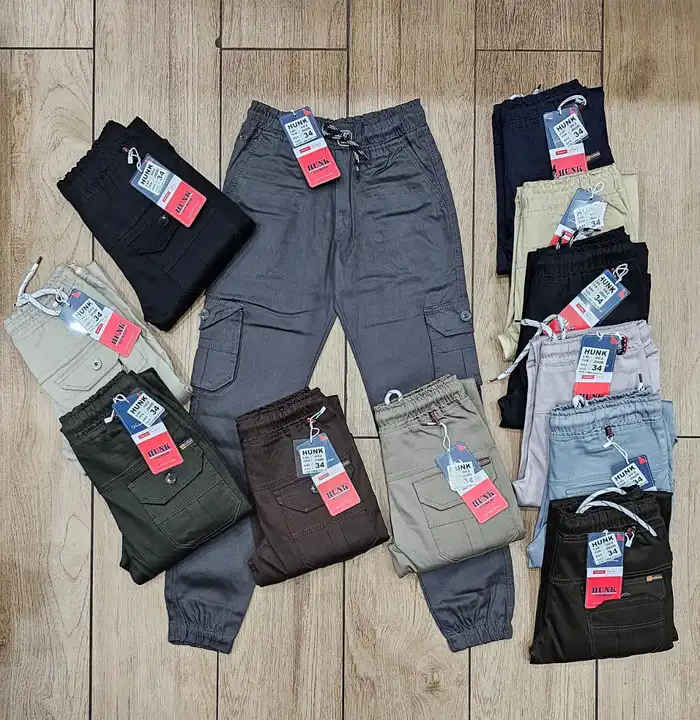 Joggers cargo 32-40 uploaded by Shivkrupa Textile on 12/5/2023