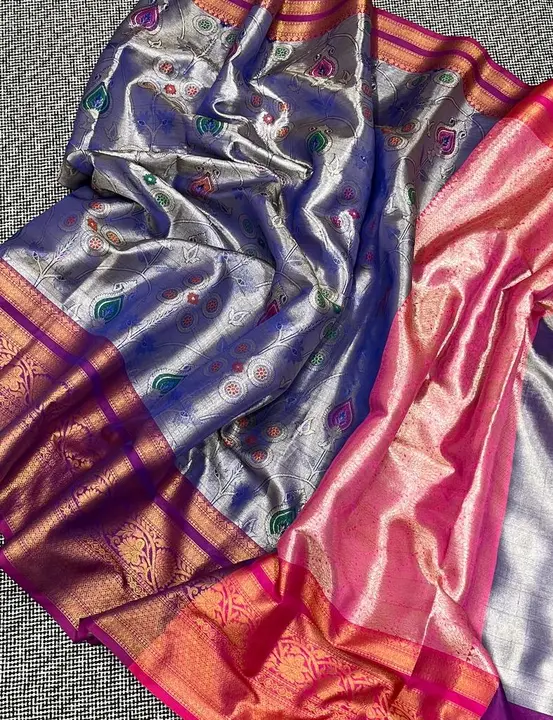 Tissue Waskat Saree uploaded by Alim fabrics on 12/5/2023