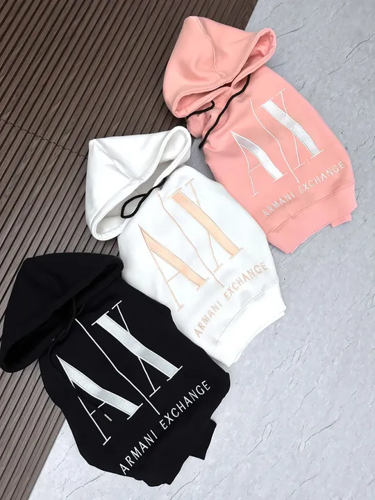 ARMANI EXCHANGE LADIES ORIGINAL SHIPMENT PACKED HOODIES IN STOCK
 uploaded by business on 12/6/2023