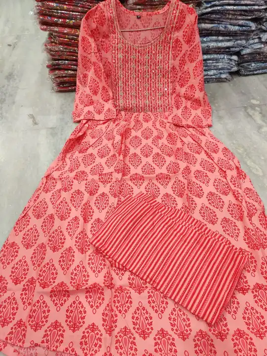 NAYRA CUT KURTI Pant sets  uploaded by Shree Shyam Fashion on 12/6/2023
