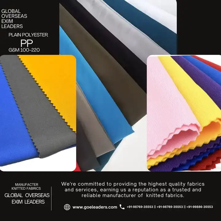 Plain polyester  uploaded by Global Overseas exim Leaders on 12/6/2023