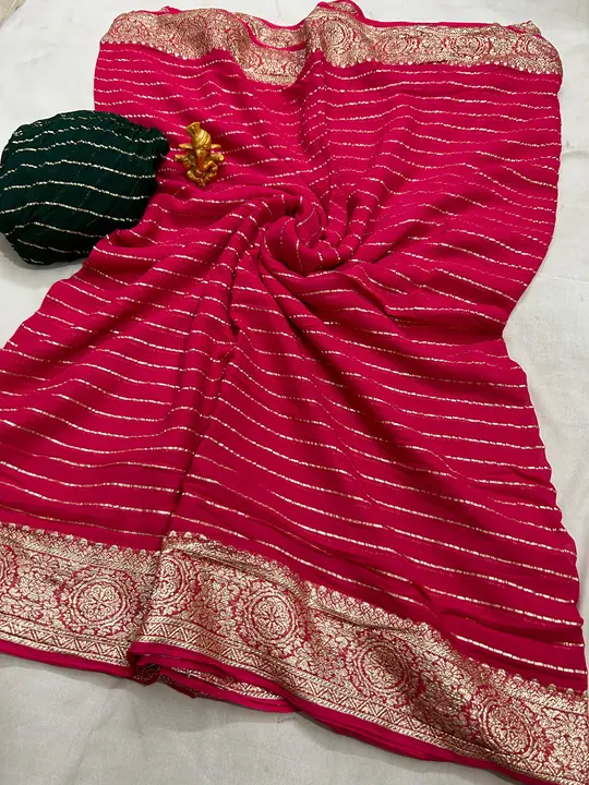 Jorjat fabric saree uploaded by All in one collection on 12/6/2023