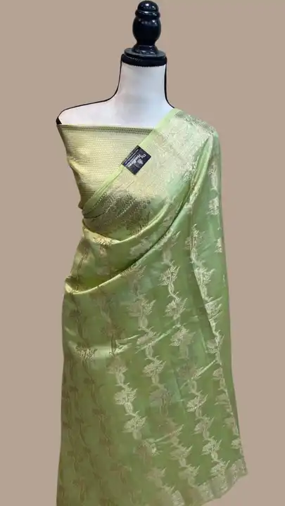 PURE KHADI GEORGETTE BANARASI SAREE  uploaded by S.N.COLLECTIONS  on 12/6/2023