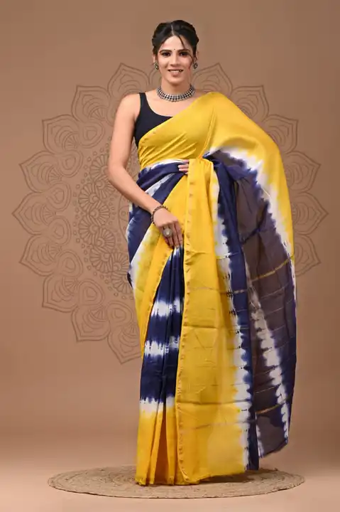 Chandri silk saree  uploaded by The print house  on 12/6/2023