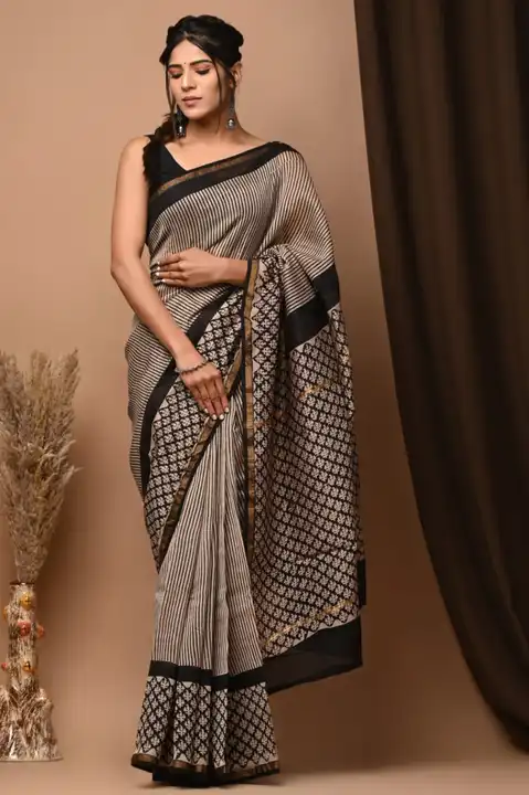 Chandri silk saree  uploaded by The print house  on 12/6/2023