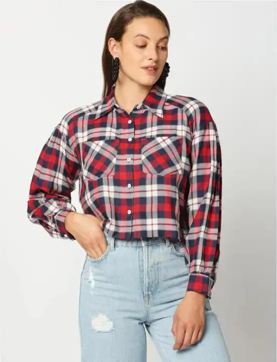 Women Casual Crop Shirt uploaded by business on 12/6/2023