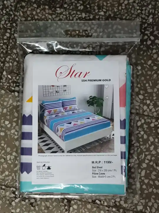 Post image Glace cotton bedsheet