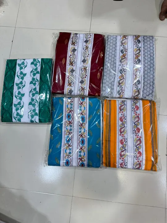 Embroidery cotton dhotiset uploaded by SHV Sh handloom on 12/7/2023