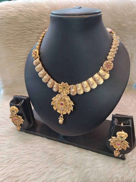 Rajwadi necklace  uploaded by H.M FINE ART'S on 12/7/2023