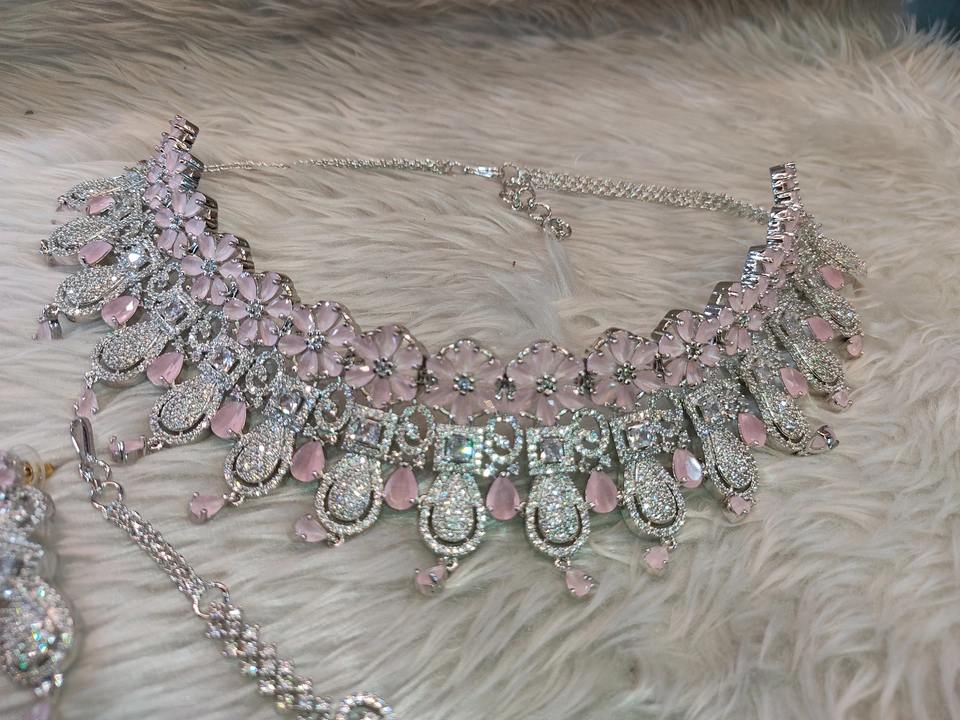 America diamond chokker necklace  uploaded by H.M FINE ART'S on 12/7/2023