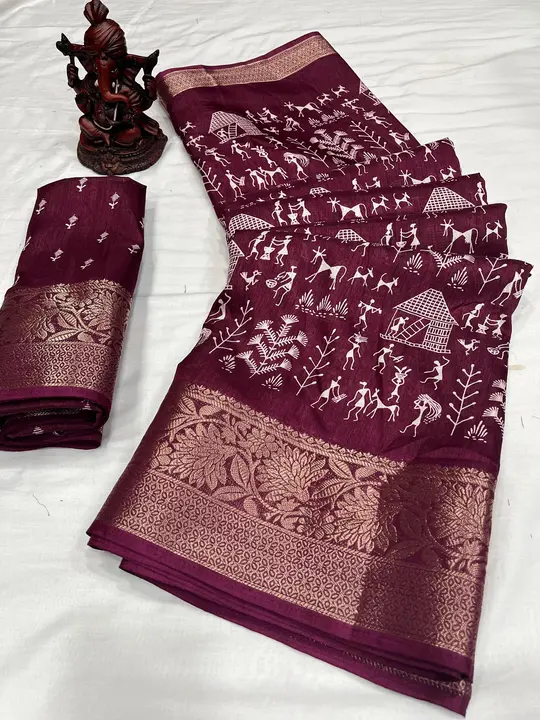 Hit VARLI  special

Dola silk with jequrd boder

Running blouse

Total color 4
Rate 650/+$

Book now uploaded by Divya Fashion on 12/7/2023