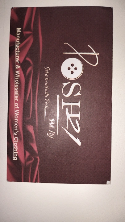 Visiting card store images of POSH21 PRIVATE LIMITED