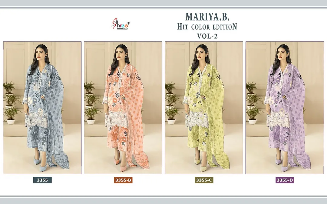 Pakistani lawn MARIA B HIT COLOR EDITION VOL-02 uploaded by business on 12/7/2023