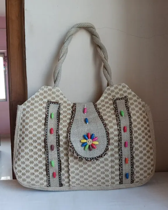 Jute Fancy Bags uploaded by Arihant Handicrafts on 12/7/2023
