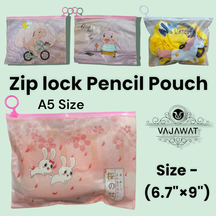 A5 Size Zip lock pouch  uploaded by Sha kantilal jayantilal on 12/7/2023