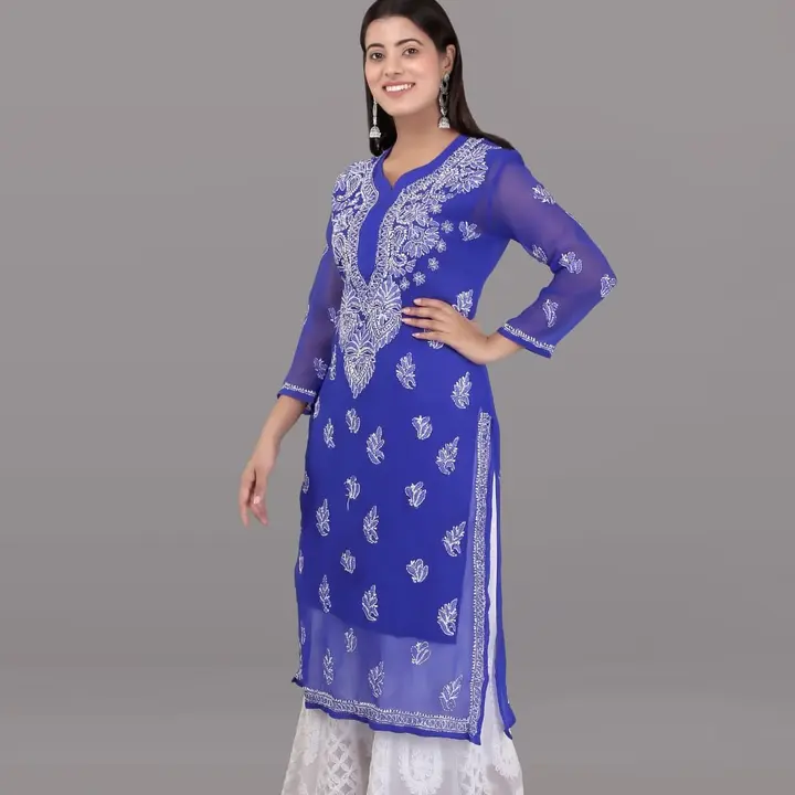 Kurti with inner and  pallazo  uploaded by SMa enterprises on 12/7/2023