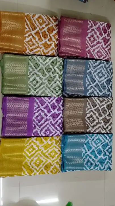 Cotton sarees  uploaded by business on 12/8/2023
