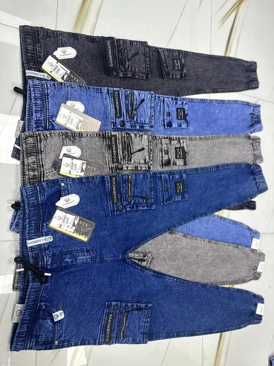 6 Pockets Cargos Denim For Men  uploaded by Jeans Pants on 12/8/2023