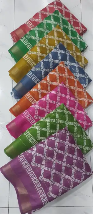 Kanakavati fancy printed saree  uploaded by NARMADA SILK on 12/8/2023