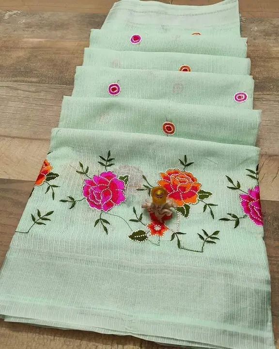  BHAGALPURI KOTA DORIA EMBROIDERY SAREE uploaded by S.N.COLLECTIONS  on 12/8/2023