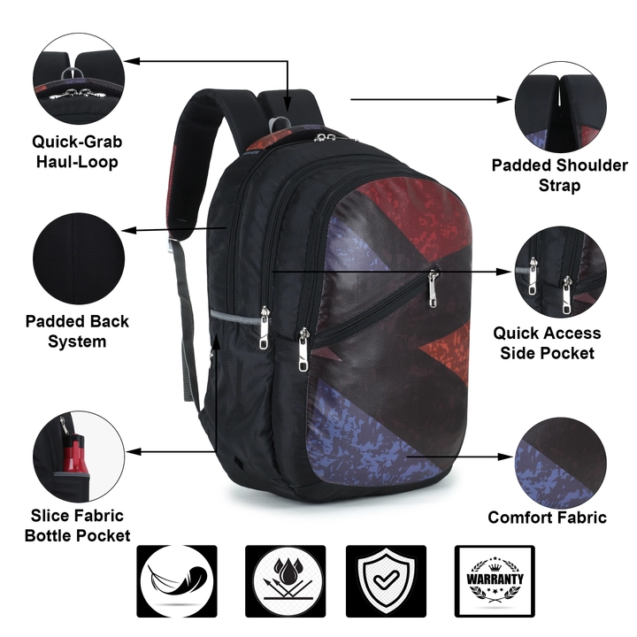 Printed backpack  uploaded by business on 12/8/2023