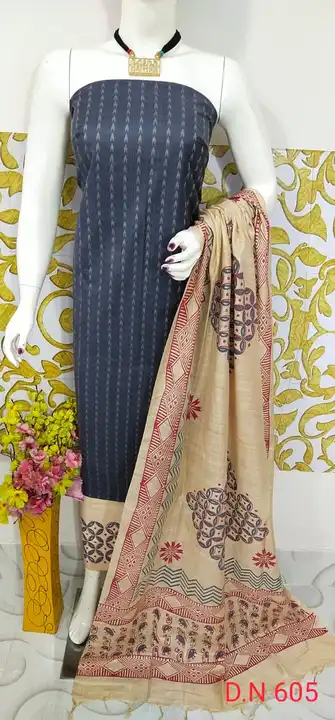 Silk blend woven design salwar suit  uploaded by Indiano Creation on 12/8/2023