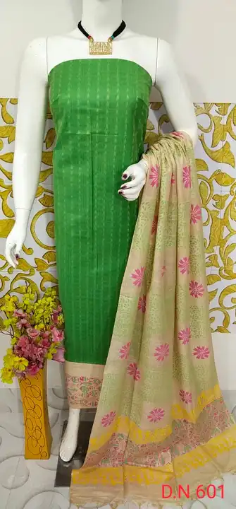 Silk blend woven design salwar suit  uploaded by Indiano Creation on 12/8/2023
