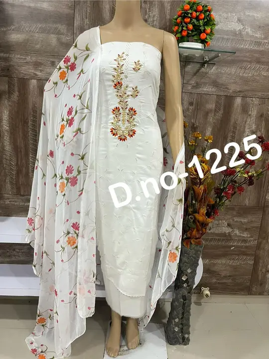 Rayon Special Embroidery Suit  uploaded by Zuberiya Global on 12/8/2023