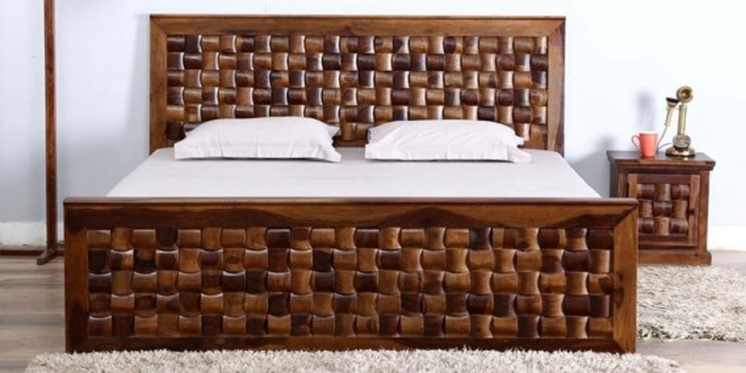 Sheesham wood bed uploaded by Shilpam furniture and decor on 12/9/2023