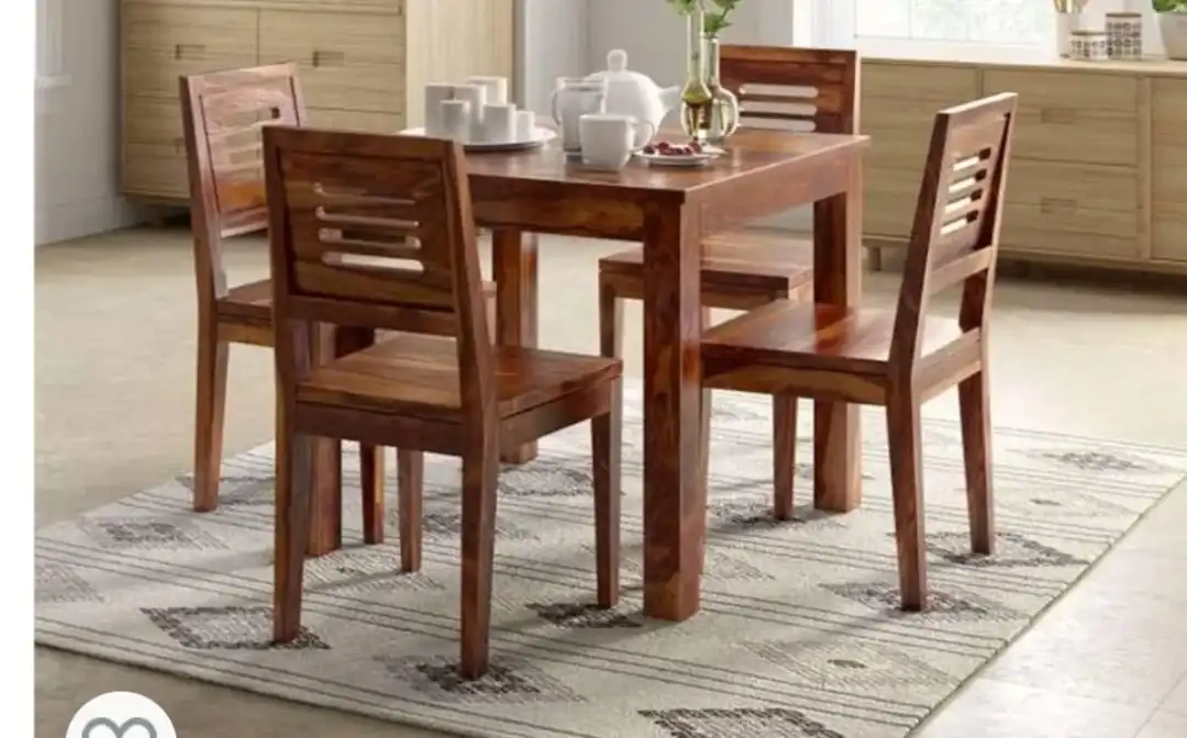 Sheesham Dinning table with chairs  uploaded by business on 12/9/2023