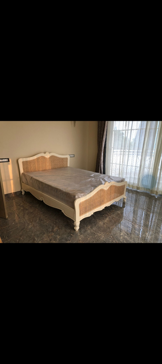 Wood cane bed uploaded by Shilpam furniture and decor on 12/9/2023
