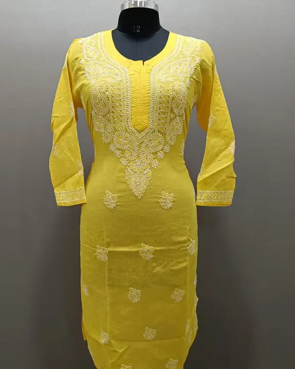 Kurti
Fabric cotton
Length 46
Size 38 to 44
Gala booti work. Mob no . 8318704348.. uploaded by Msk chikan udyog on 12/9/2023
