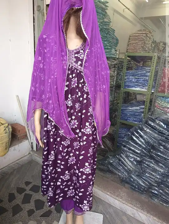 Product uploaded by Jaipuri wholesale gotta patti kurtis nd sarees on 12/9/2023