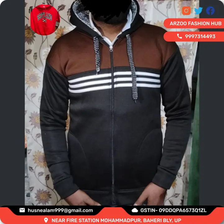 Winter Hoodie  uploaded by Arzoo Fashion Hub on 12/9/2023