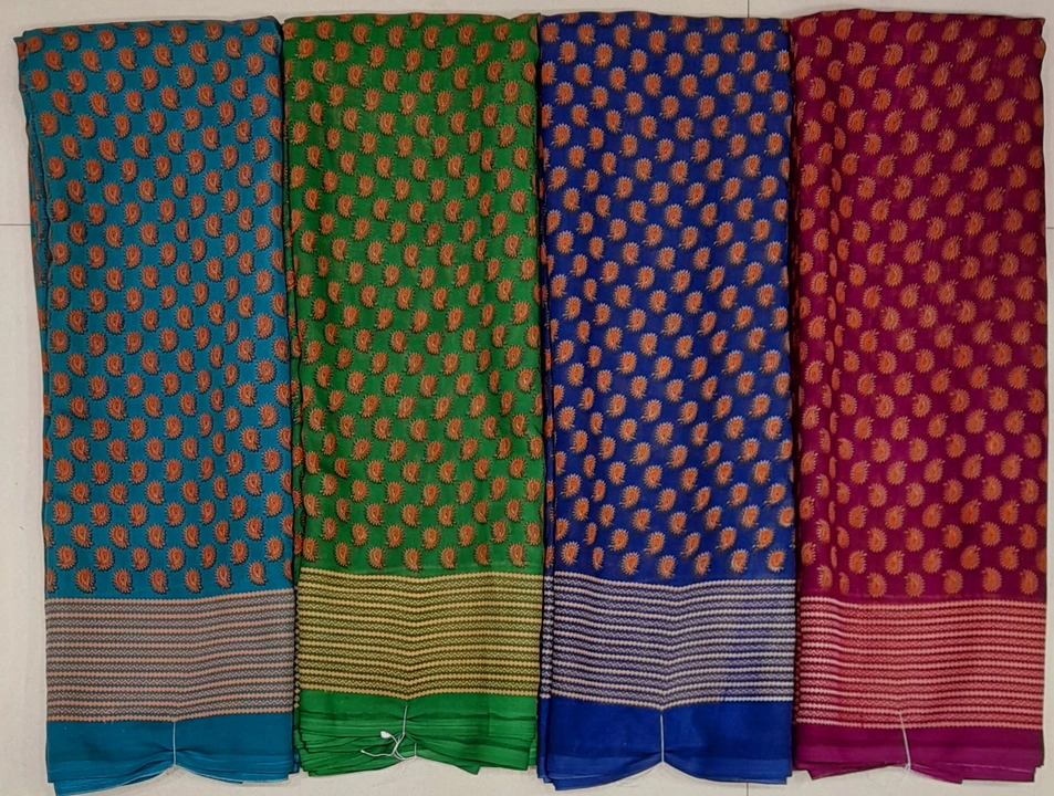 Semi georgette uploaded by TEJAS SAREES on 12/9/2023