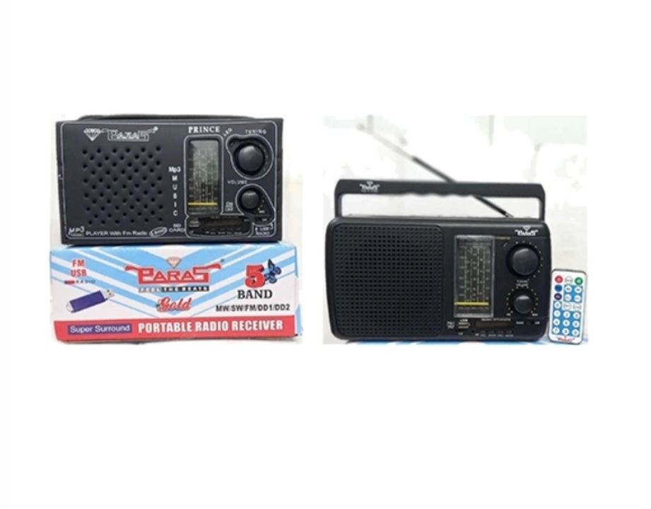 PARAS 5 band portable radio with pendrive, mmc, bt access  uploaded by business on 12/9/2023
