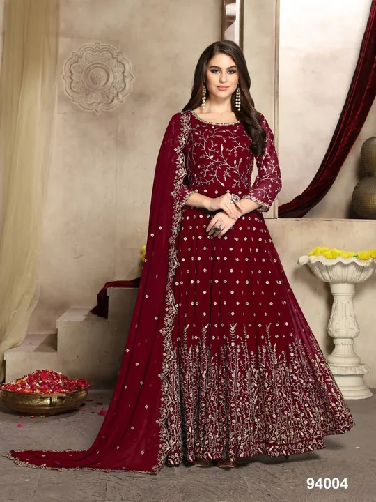 Gown uploaded by Taha fashion from surat on 12/9/2023