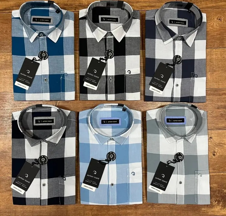 Oxford checks shirts uploaded by SS creations on 12/9/2023