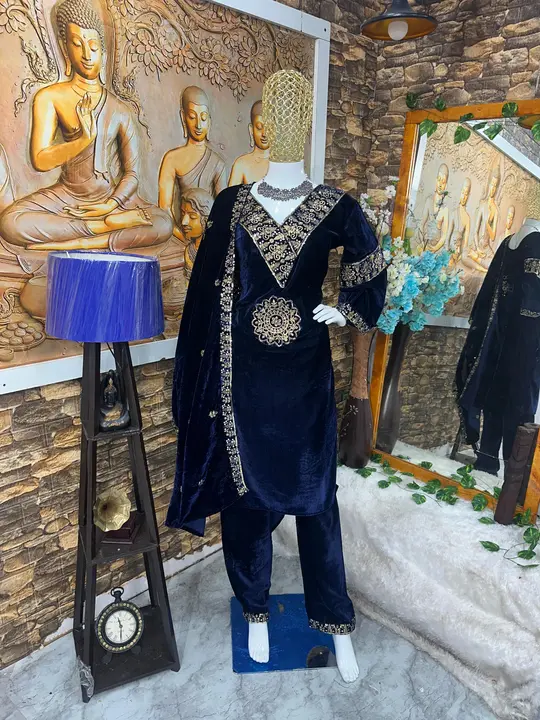 Velvet dress  uploaded by MAHADEV FASHION on 12/9/2023