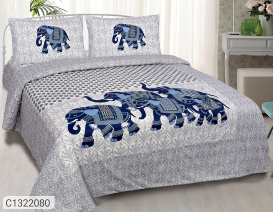 Jaipuri printed cotton double bedsets uploaded by We make reseller on 3/24/2021