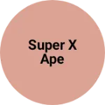Business logo of Super X ape