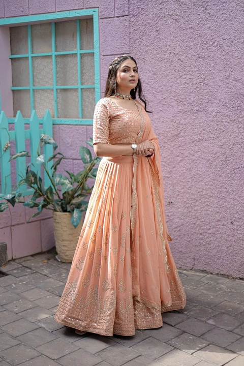 Gown with dupaatta  uploaded by MAHADEV FASHION on 12/9/2023