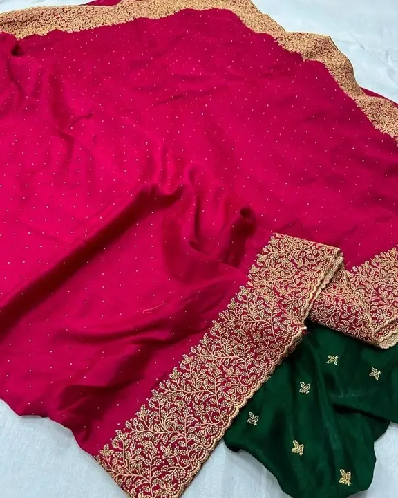 VICHITRA GEORGETTE  uploaded by Mukesh Saree Centre on 12/9/2023