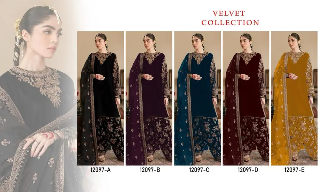 Embroidery Velvet Suit  uploaded by business on 12/10/2023