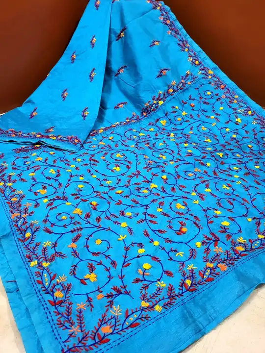 handmade Katha stitch saree  uploaded by Matri Saree Center on 12/10/2023