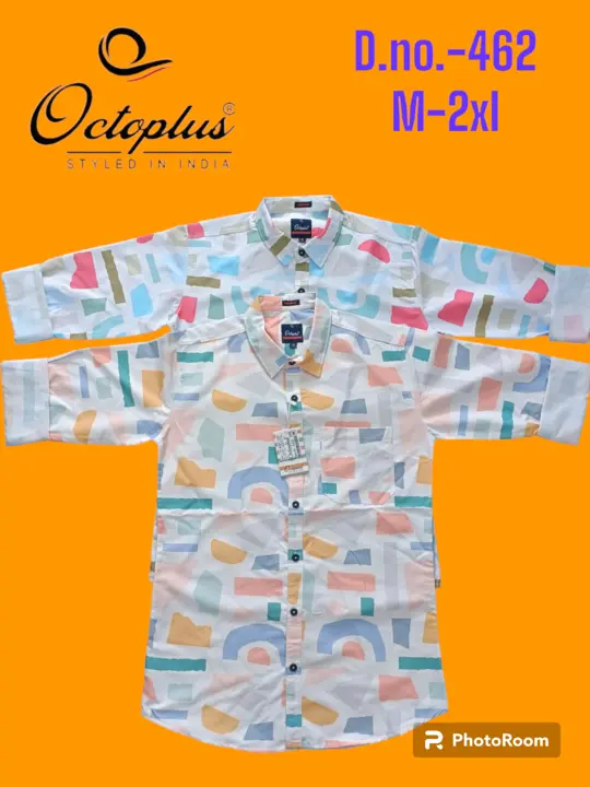 Octoplus casual lycra printed shirt for men  uploaded by business on 12/10/2023